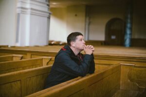 praying in church